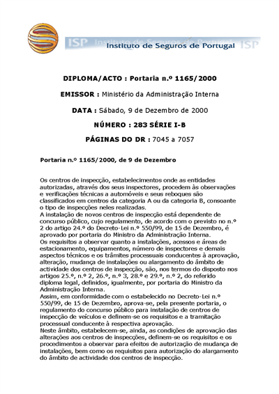 Port. 1165/2000 (115 KB)