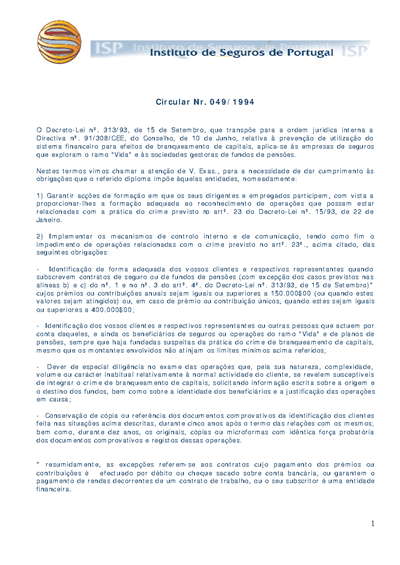 Circular nº 49/1994 (36 KB)