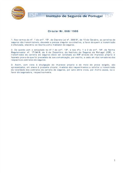 Circular nº 68/1995 (35 KB)