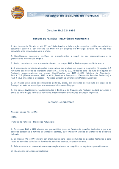 Circular nº 2/1999 (65 KB)