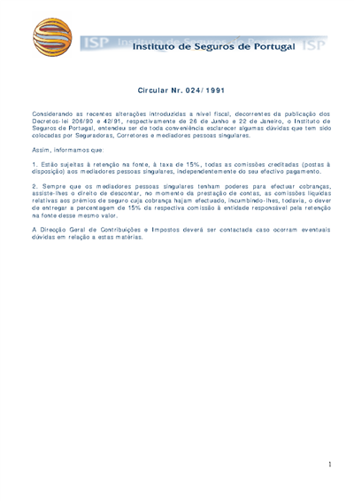 Circular nº 24/1991 (35 KB)